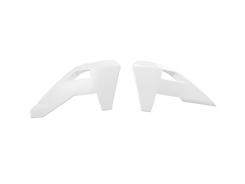 RTech Radiator Shrouds for Husqvarna FC, FX & TC Series Bikes (2025) - (White)