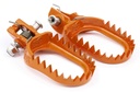 S3 Steel Punk Footpegs for GasGas, Husqvarna & KTM Bikes (2017-2024) - (Orange) - (Limited Stock)