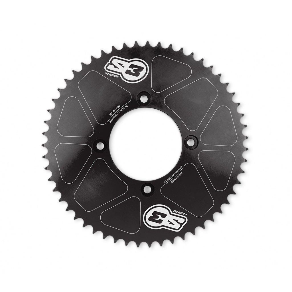 S3 Rear Sprocket for Electric Motion Bikes (2020-2025) - 61T - (Black)
