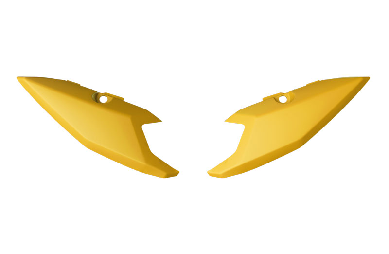 RTech Rear Side Panels for the Yamaha T7 (2025) - (YZ Yellow)
