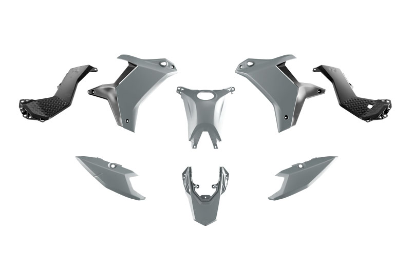 RTech Revolution Plastic Kit for the Yamaha T7 (2025) - 5 PCS - (Light Grey)