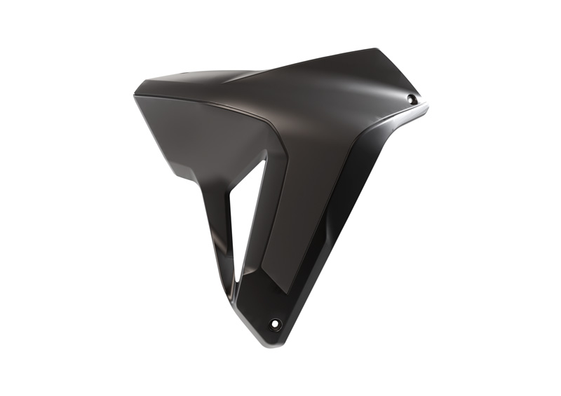 RTech Radiator Shrouds for the Honda Transalp 750 (2024-2025) - (Black)