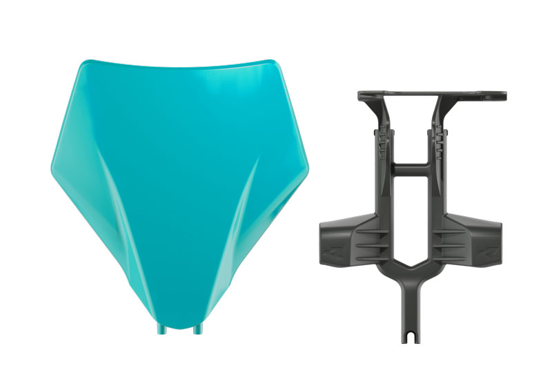 RTech Front Number Plate for Talaria Sting Bikes (2023-2025) - (Light Blue)