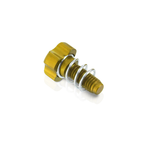 S3 Clutch Lever Adjuster Screw for Braktec / AJP Systems - M5 - (Gold)