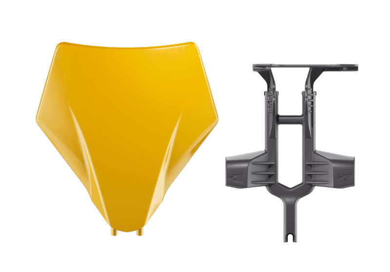 RTech Front Number Plate for Talaria Sting Bikes (2023-2025) - (Yellow)