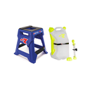RTech R15 Worx Bike Stand + 4 Gal Gas Can Bundle -Blue