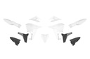 RTech Revolution Plastic Kit for Kove X Pro & Rally 800 Bikes (2024-2025) - 6 PCS - (White/Black)