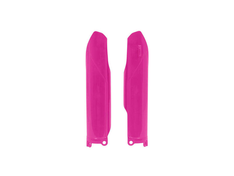RTech Fork Protectors for Kawasaki KX/KX-X Models (2016 to 2025) - (Neon Pink)
