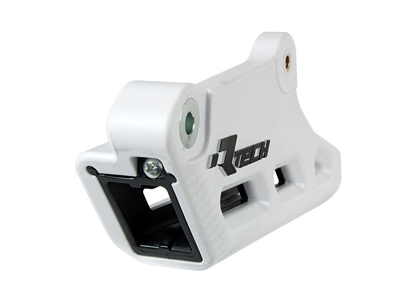 RTech Monoblock R2.0 Worx Chain Guide for Select Husaberg Models (2009 to 2014) - (White/Black)