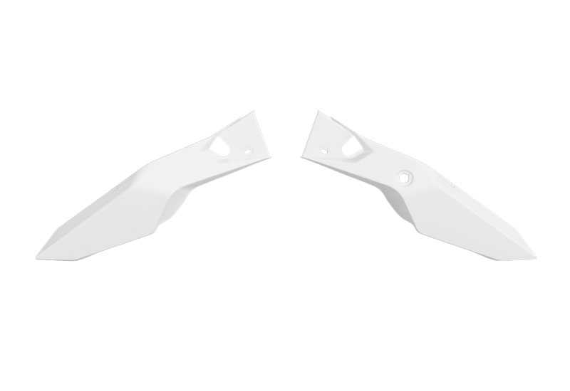 RTech Rear Side Panels for Kove X Pro & Rally 800 Bikes (2024-2025) - (White)