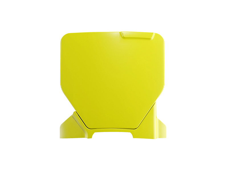 RTech Front Number Plate for Husqvarna TC 50 Model Bikes (2024-2025) - (Husqvarna Lemon Yellow) 