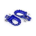 S3 Aluminum Hard Rock Footpegs for Beta Evo & Rev Series Bikes (2002+) - (Blue)