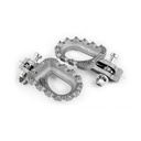S3 Aluminum Hard Rock Footpegs for TRRS One & Raga Series Bikes (2000+) - (Silver)