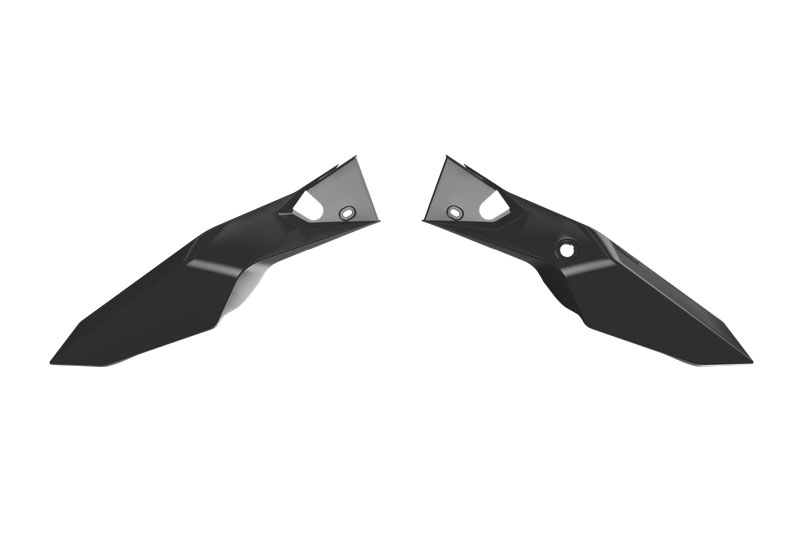 RTech Rear Side Panels for Kove X Pro & Rally 800 Bikes (2024-2025) - (Black)