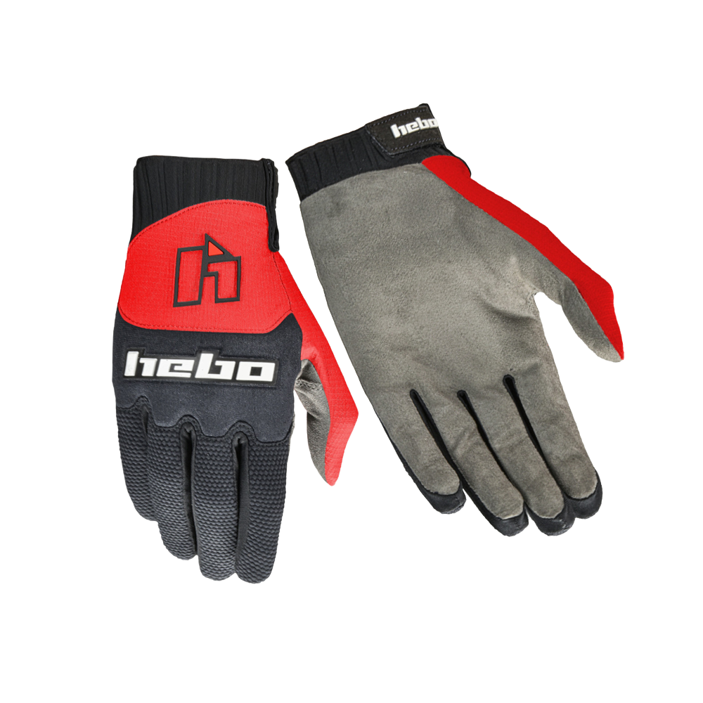 Hebo Scratch Enduro Gloves - Small - (Red)
