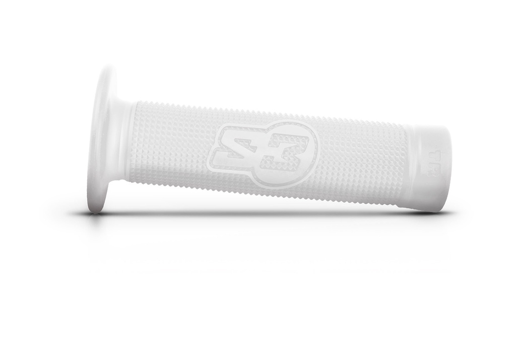 S3 EBS Trials Racing Handgrips (White)