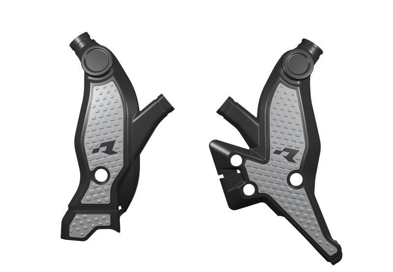 RTech Frame Protectors for Yamaha T7 Models (2019 to 2025) - (Quantum Grey)