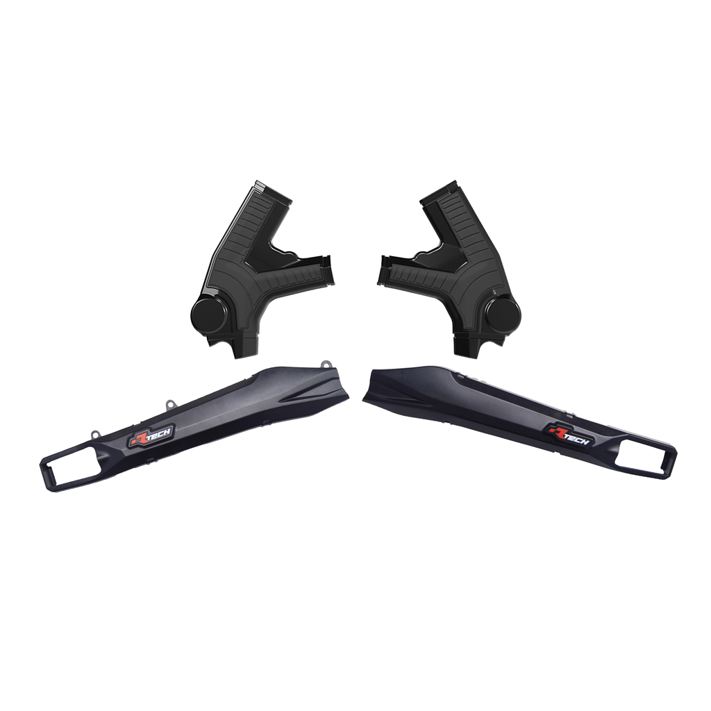 RTech Plastic Frame & Swingarm Protectors Bundle for Sur-Ron Ultra Bee Models (2023 to 2025) - (Black)