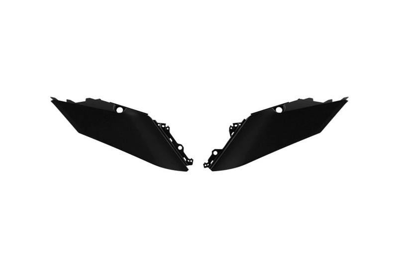 RTech Rear Number Plate Side Panels for Yamaha Tenere 700 Bikes (2019-2024) - (Black)