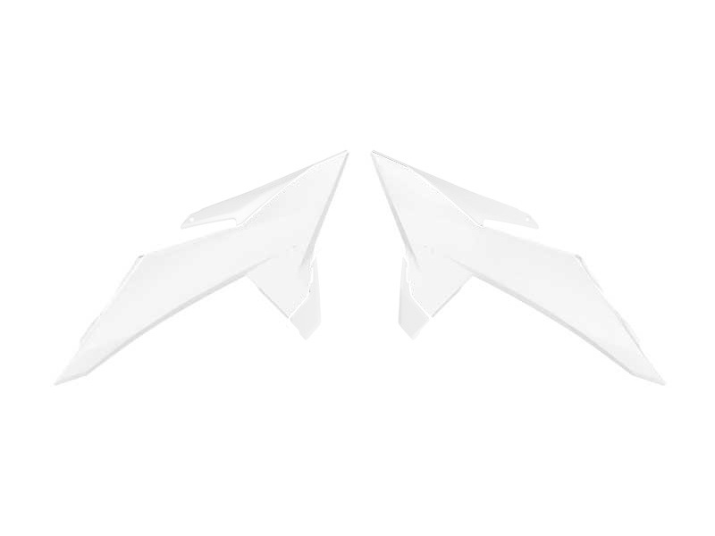 RTech Radiator Shrouds for KTM SX/SX-F & XC/XC-F Models (2024 to 2026) - (White)