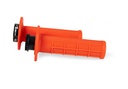 RTech R20 Universal Lock-On Grips - 29mm Diameter - Half Waffle (Neon Orange)