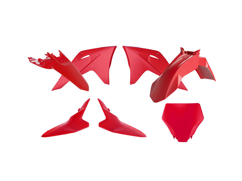 RTech Replica Plastic Kit for GasGas MC 65 (2024-2026) - 5 PCS - (Red)
