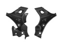 RTech Bi-Material Frame Protectors for Honda Transalp 750 (2023-2026) - (Black)