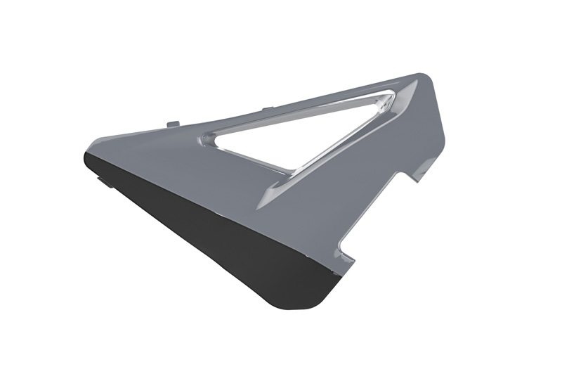 RTech Left Airbox Cover for Honda CRF-R, RWE & RX (2025-2026) - (Grey/Black)