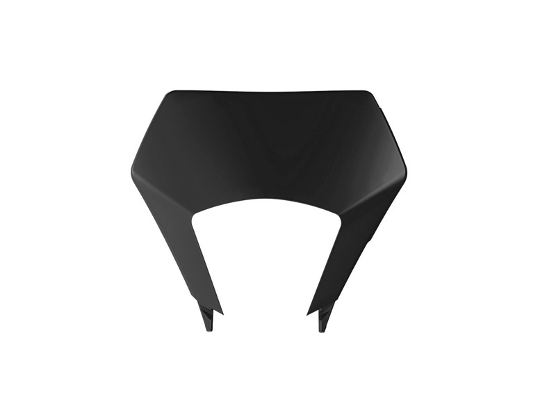 RTech Front Headlight Mask for GasGas EC/ECF Bikes (2024) - (Black)