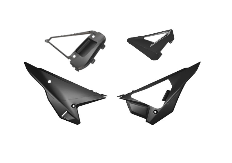 RTech Revolution Side Panel Kit for Honda CRF-R, RWE & RX (2025-2026) - (Black)