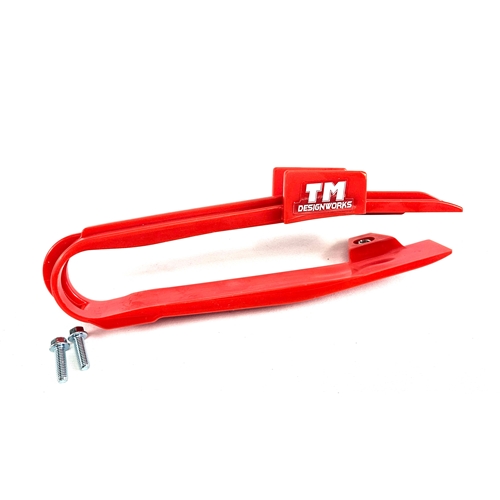 TM Designworks Dirt Cross Front Chain Slider for GasGas (1998-2017) - (Red)