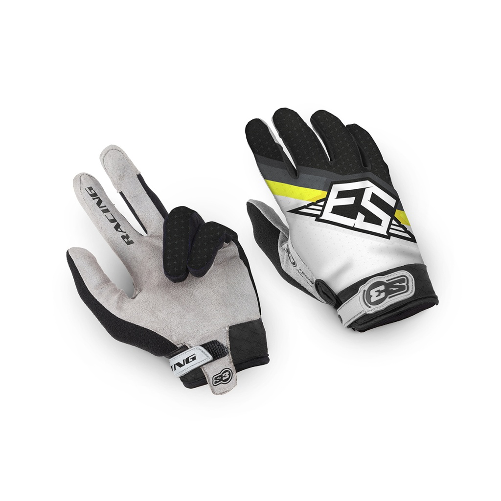 S3 Rock Racing Gloves - Nanofront Grip Palm - Small - (Fluorescent Yellow)