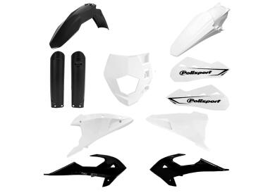 RJ - COMPLETE PLASTIC KIT BLACK/WHITE MR 300 2020, 0/K00.570.9103