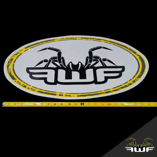 [CPD-AUTO-DECAL-FWF] FWF Logo Window Sticker - 24in x 6.5in