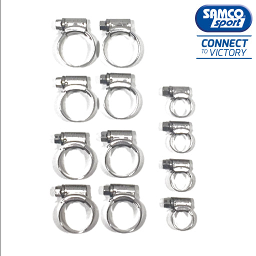 [CKGAS-7] Kit, Hose Clamp, Stainless Steel, GasGas, 12 Piece, CKGAS-7