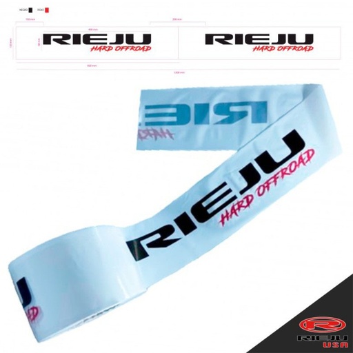 [RIEJU-0/000.001.0409] RJ - Tape, Circuit, Hard Off-Road, Rieju (12cm x 400m)