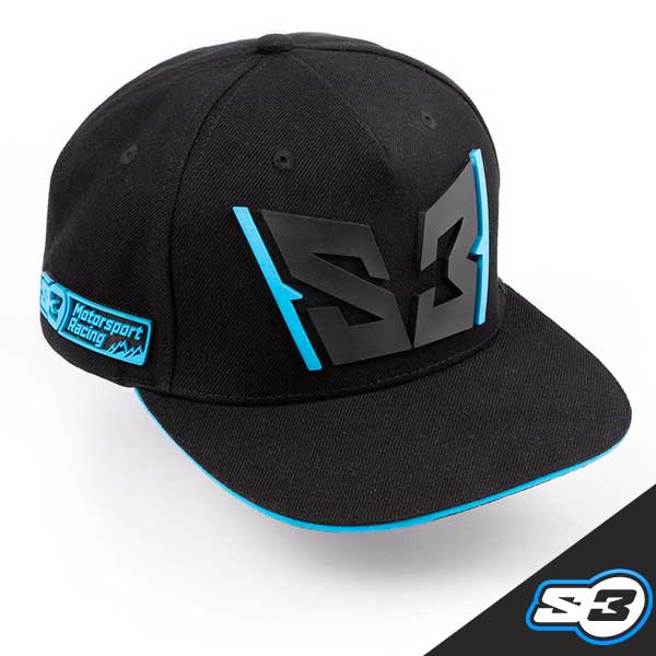 ** - S3 - Hat, S3 Racing, Black/Blue