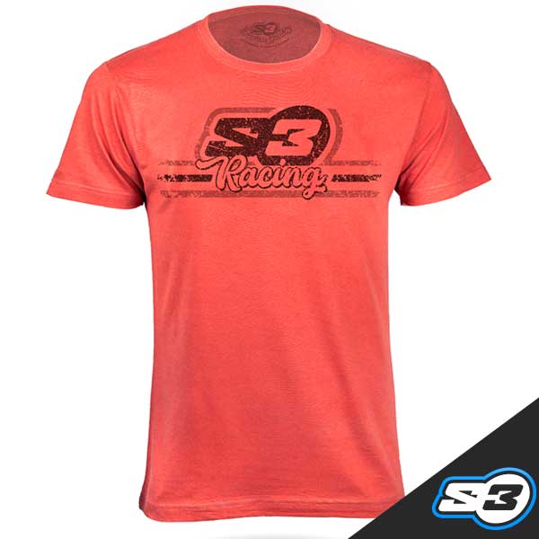 S3 - T-Shirt, S3 Racing Team, Red, SM (Limited Stock)