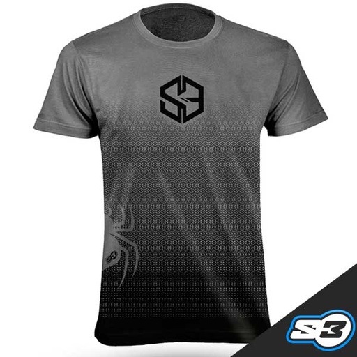 [TS-SPI-BLACK-XL] S3 - T-Shirt, S3 Racing Team, Black, XL (Limited Stock)