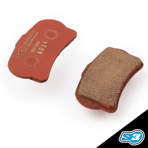 [BR-064] S3 - Pads, Brake, Front, Braktec, Up to 2018