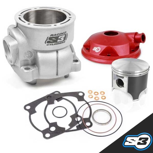 [CYKC-GG-TR225] S3 - Kit, Top End, Cylinder/Piston/Insert/Head Cover, Gasket, GasGas, Trial, 225cc, Horizontal Outlet