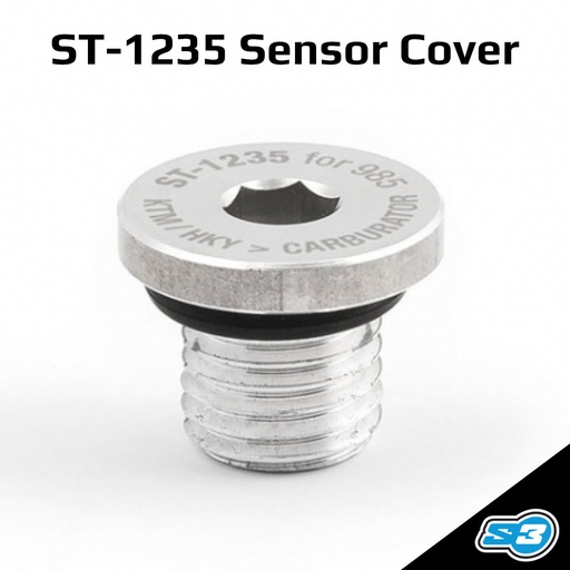 [ST-1235] S3 - Cover, TPI Sensor, Threaded, M10 x 1.25, Un-Anodized