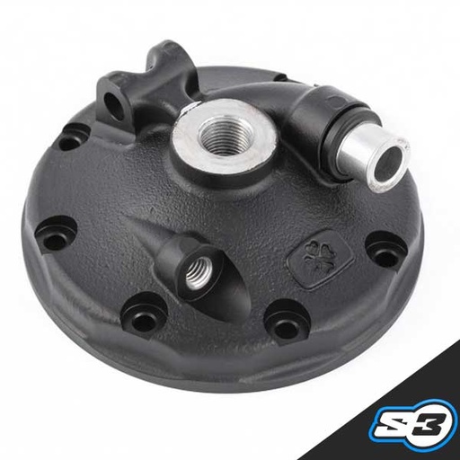[ST-OSSA-280] S3 - Cylinder Head, Trials, OSSA, 280cc, Original Replica, Aluminum, Black