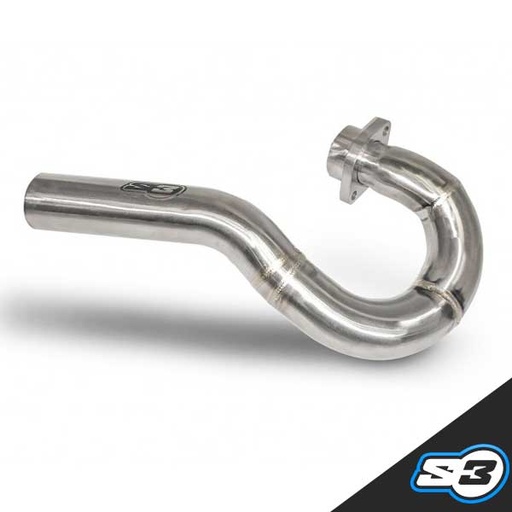 [EX-TY] S3 - Pipe, Exhaust, 4T, Trials, Stainless, Sherco, TY125, EX-TY