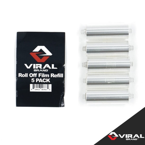 [VB-WL22-ROFILL] Viral Brand - Film, Roll-Off, Works Series, Clear, 5-Pack