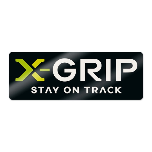[XGRIP-XG-1856] X-Grip Big Sticker Set - 4PCS - (Black)