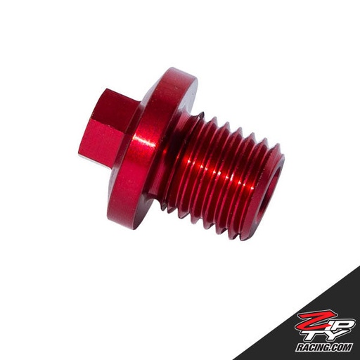 [DP133] Zip-Ty Racing - TRANSMISSION OIL FILLER PLUG 8mm HEX (Red), GasGas (Limited Stock)