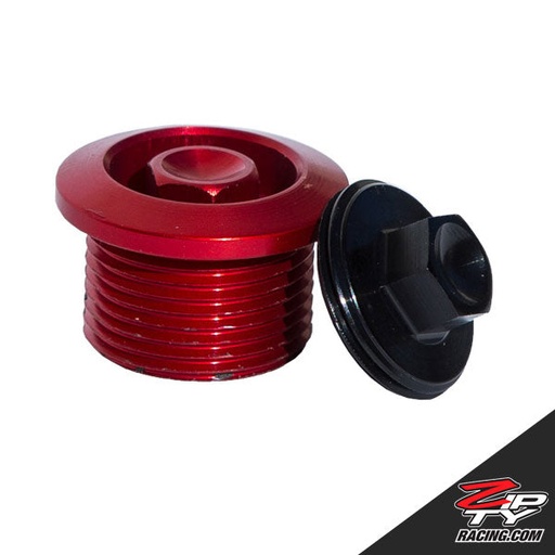 [FAN-GAS] Zip-Ty Racing - FRONT AXLE NUT 10mm HEX, GasGas EC/XC 07-19, RIEJU MR 21-Up (RED) (Limited Stock)