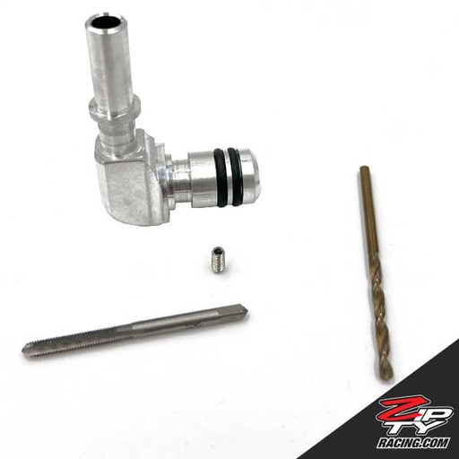[GTE-FI-SWM] Zip-Ty Racing - Elbow, 90 Degree, Billet, SWM RS/SM