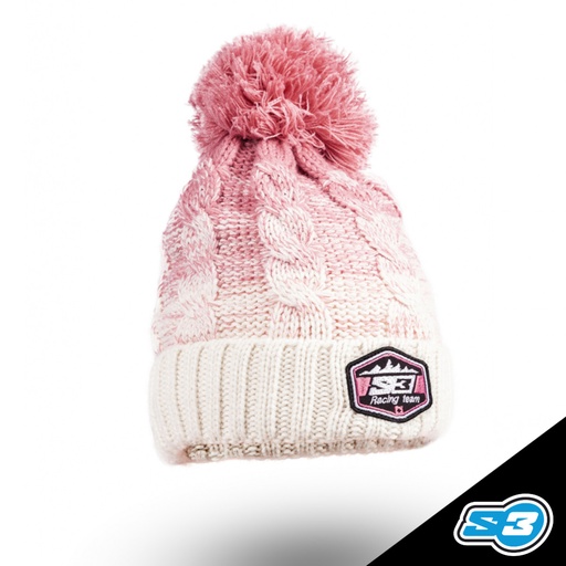 [YA-392.69-PK] S3 - Hat, Beanie, Winter Racing, Pink